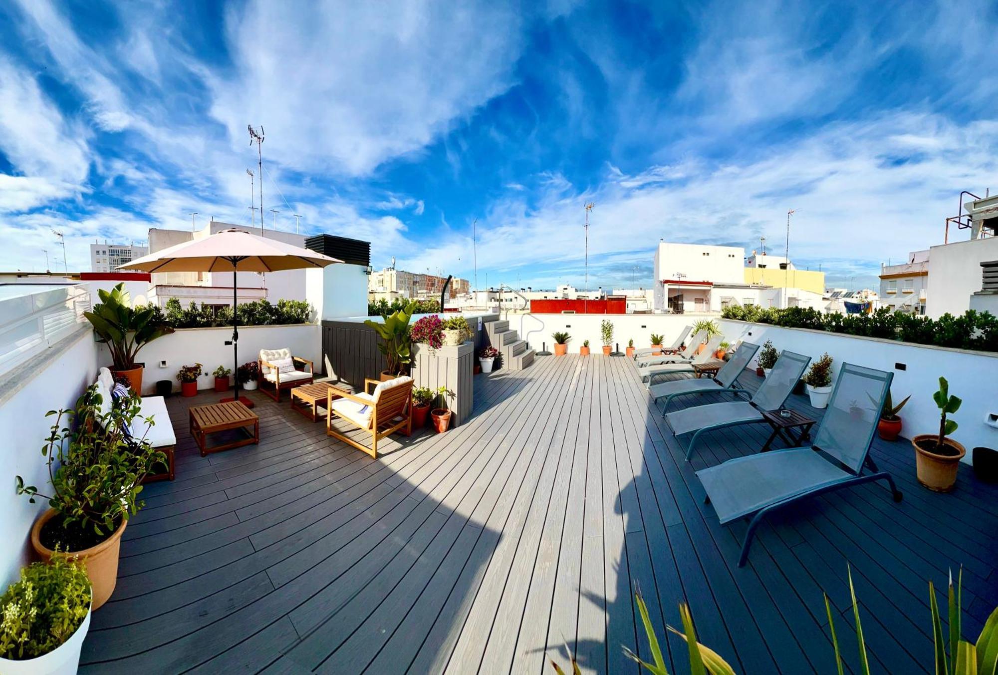 Aparthotel Luz De Gades - Suites Spa Gym - Adults Only กาดิซ ภายนอก รูปภาพ